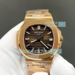 Swiss Copy BBF Patek Philippe Nautilus 5711 Rose Gold Brown Face Watch 40mm 